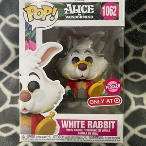 Funko Pop! White Rabbit (FLOCKED) #1062 Disney’s Alice In Wonderland